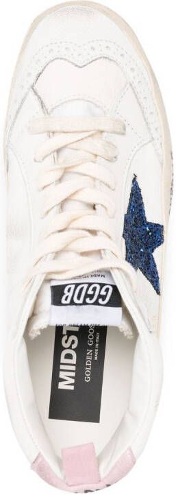 Golden Goose Mid Star sneakers Wit