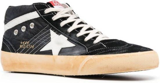 Golden Goose Mid Star sneakers Zwart