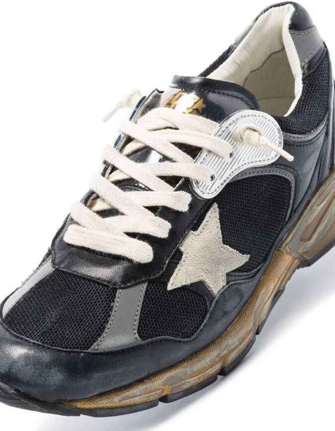 Golden Goose Running Daddy Net low-top sneakers Zwart