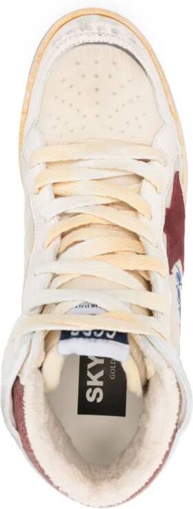 Golden Goose Sky-Star high-top sneakers Beige