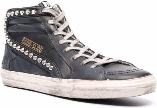 Golden Goose Slide Classic high-top sneakers Zwart