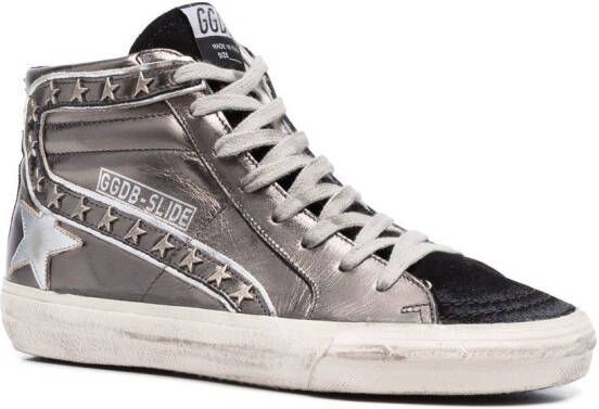 Golden Goose Slide high-top sneakers Grijs