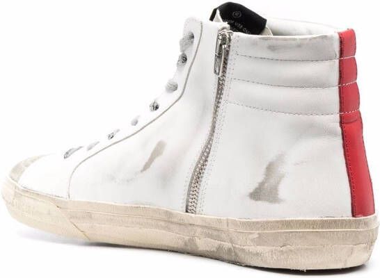 Golden Goose Slide high-top sneakers Wit