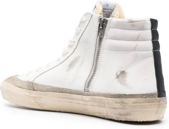 Golden Goose Slide high-top sneakers Wit