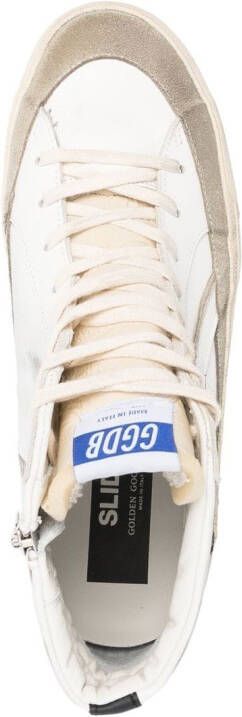 Golden Goose Slide high-top sneakers Wit