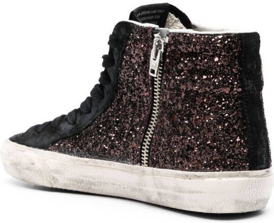 Golden Goose Slide high-top sneakers Zwart