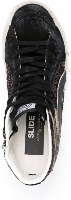 Golden Goose Slide high-top sneakers Zwart