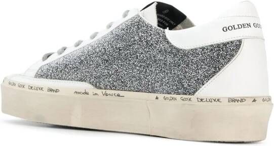 Golden Goose Sneakers met glitter Wit