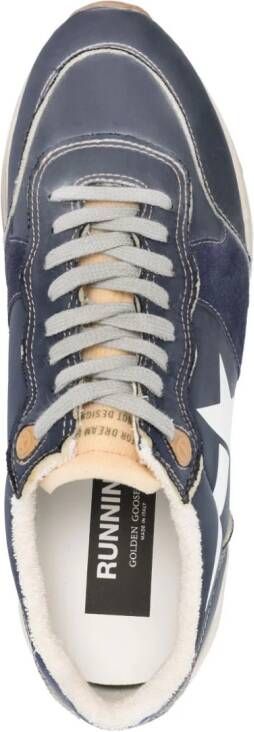 Golden Goose Running Sole suède sneakers Blauw