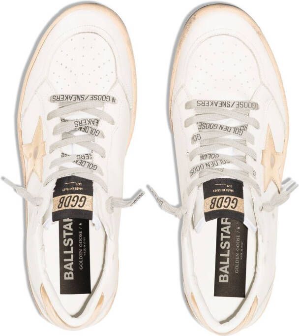 Golden Goose Ball Star high-top sneakers Wit