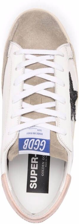 Golden Goose Sneakers met sterpatch Wit