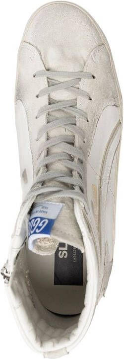 Golden Goose Sneakers met sterpatch Wit