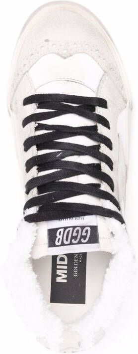 Golden Goose Sneakers met sterpatch Wit