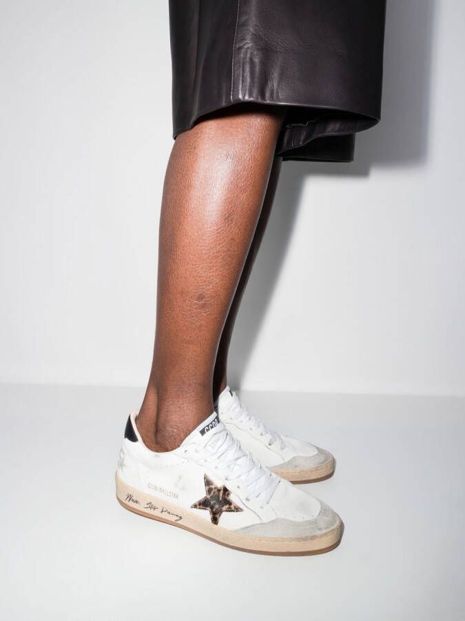 Golden Goose Sneakers met sterpatch Wit