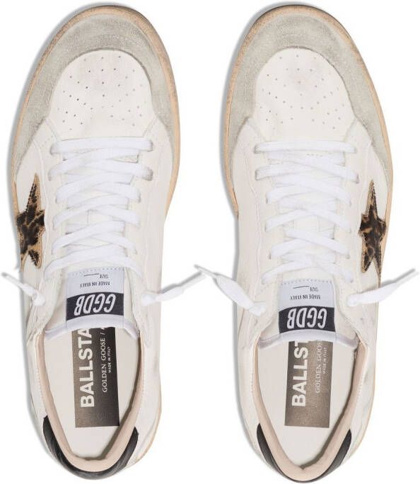 Golden Goose Sneakers met sterpatch Wit