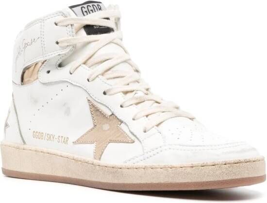 Golden Goose Sneakers met sterpatch Wit