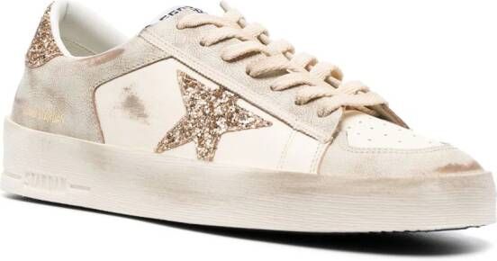 Golden Goose Sneakers met sterpatch Wit