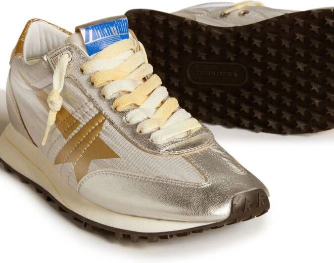 Golden Goose Sneakers met sterrenprint Zilver