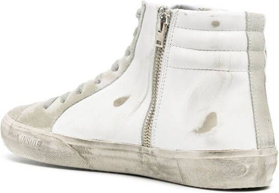 Golden Goose Sneeakers met kenmerkende patch Wit