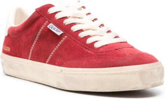 Golden Goose Soul-Star suède sneakers Rood