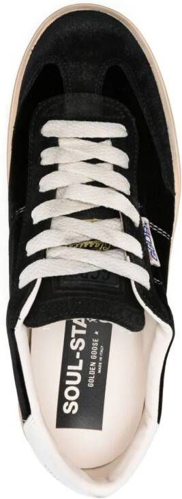 Golden Goose Soul-Star fluwelen sneakers Zwart