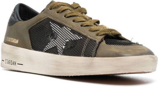 Golden Goose Stardan leren sneakers Groen