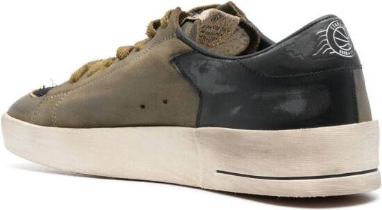 Golden Goose Stardan leren sneakers Groen