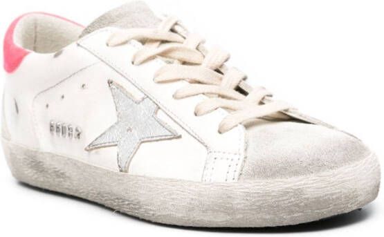 Golden Goose Super-Star leren sneakers Beige