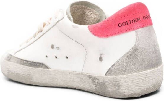 Golden Goose Super-Star leren sneakers Beige