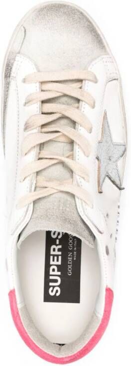 Golden Goose Super-Star leren sneakers Beige