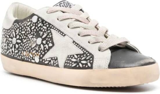 Golden Goose Super-Star leren sneakers Zwart