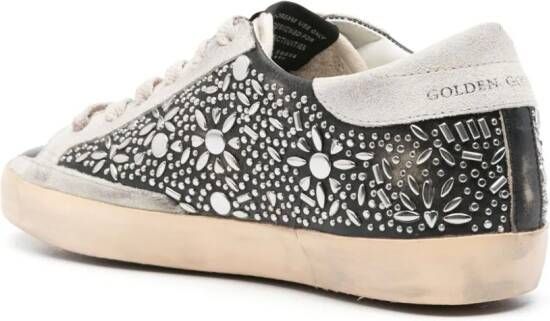 Golden Goose Super-Star leren sneakers Zwart