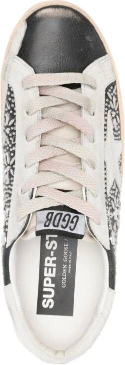 Golden Goose Super-Star leren sneakers Zwart