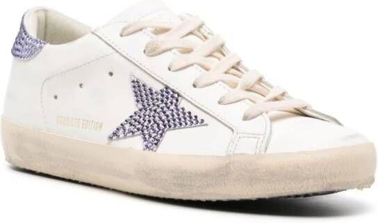 Golden Goose Super-Star leren sneakers Wit