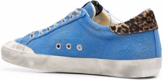 Golden Goose Super-Star low-top sneakers Blauw