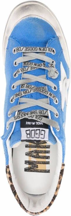 Golden Goose Super-Star low-top sneakers Blauw