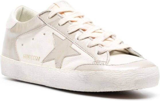 Golden Goose Super-Star sneakers met vlakken Beige