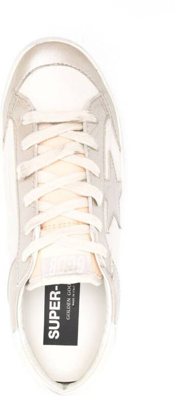 Golden Goose Super-Star sneakers met vlakken Beige