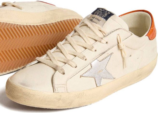 Golden Goose Super Star leren sneakers Wit