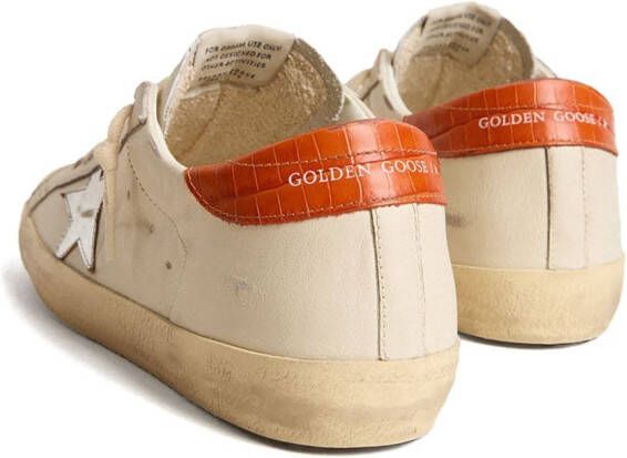 Golden Goose Super Star leren sneakers Wit