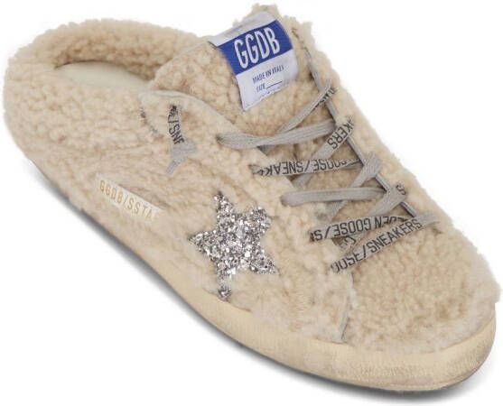 Golden Goose Super-Star Sabot lammy sneakers Beige