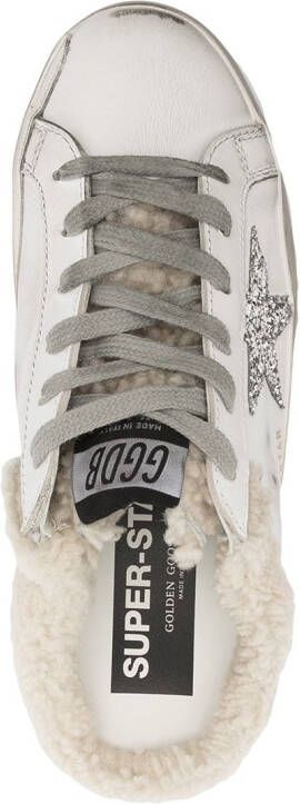 Golden Goose Super-Star sneakers met lammy voering Wit