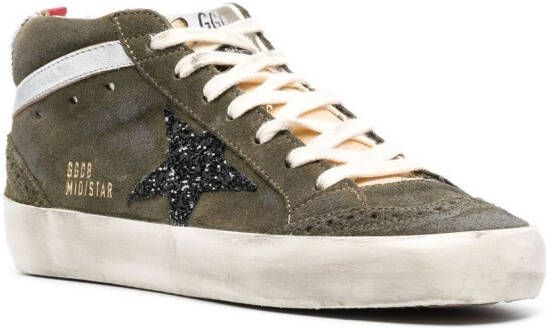 Golden Goose Superstar high-top sneakers Groen