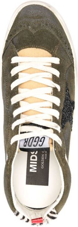 Golden Goose Superstar high-top sneakers Groen