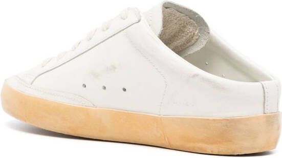 Golden Goose Superstar leren muiltjes Wit