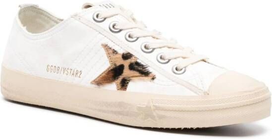 Golden Goose V-Star leren sneakers Wit