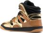 Gucci Basket high-top sneakers Goud - Thumbnail 3