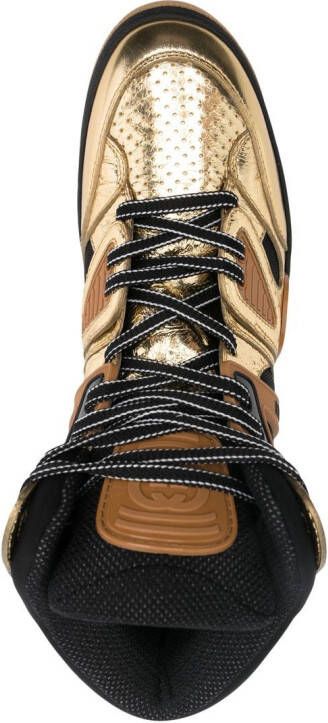 Gucci Basket high-top sneakers Goud