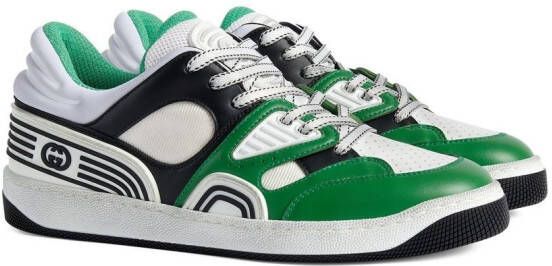 Gucci Basket sneakers met vlakken Wit