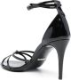 Gucci GG 90mm leren sandalen Zwart - Thumbnail 3